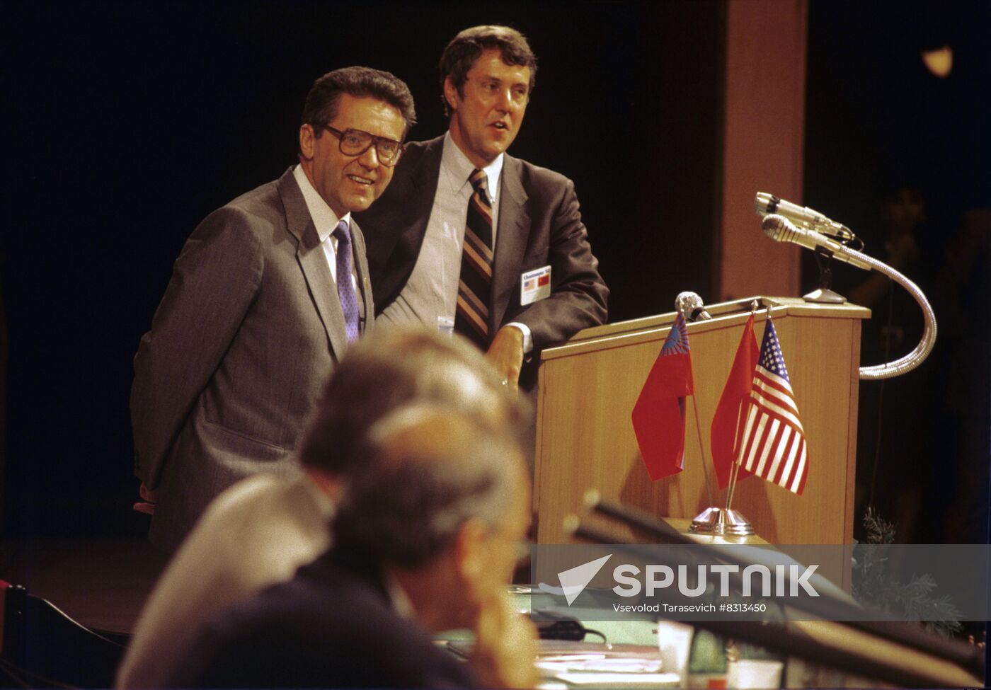 Meeting of members of Soviet and American public in Tbilisi