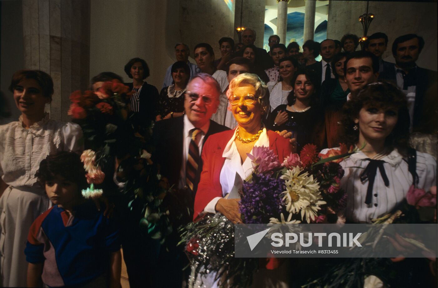 Meeting of members of Soviet and American public in Tbilisi