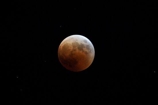 Russia Total Lunar Eclipse