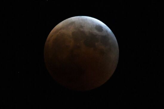Russia Total Lunar Eclipse