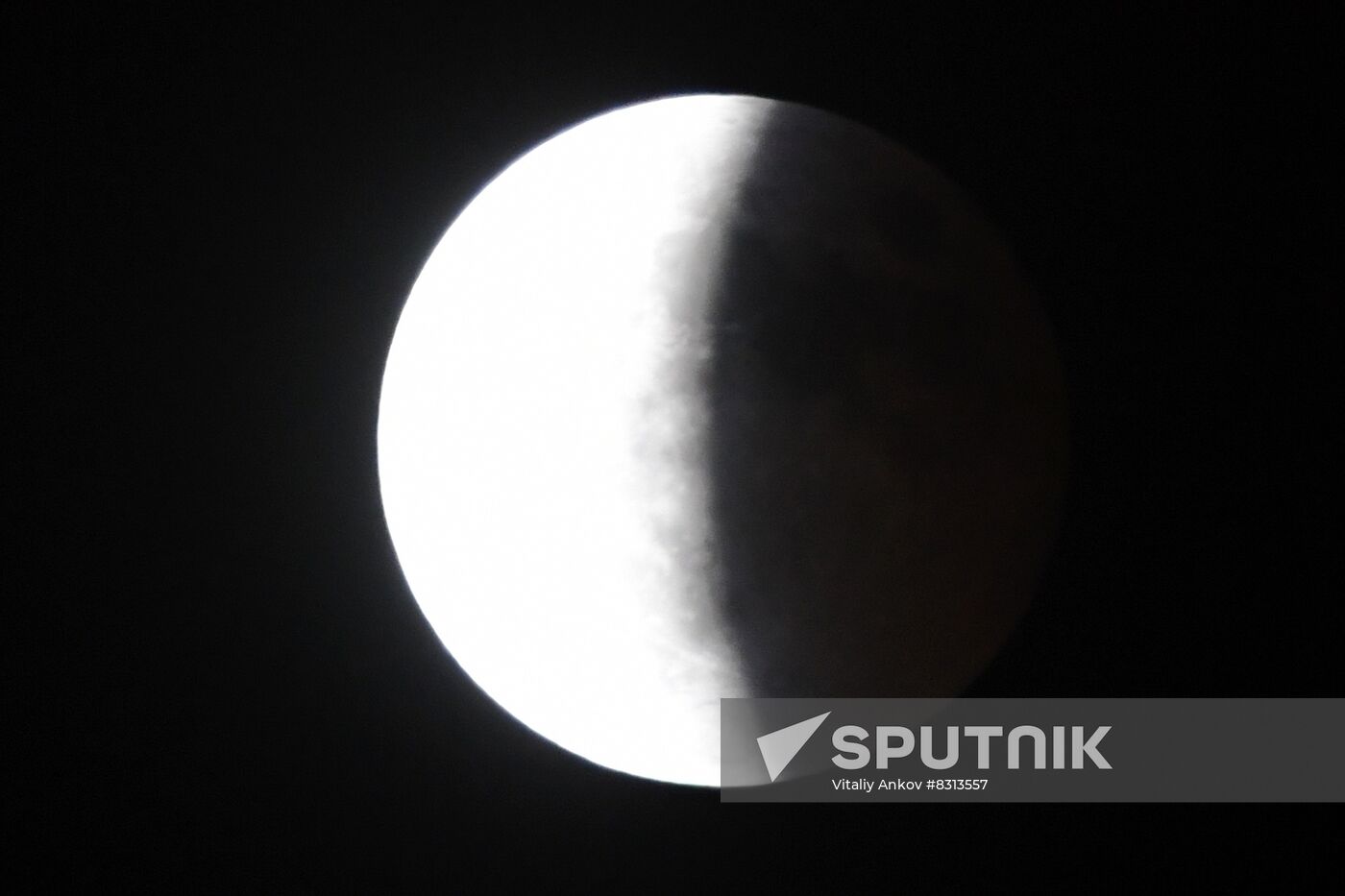Russia Total Lunar Eclipse