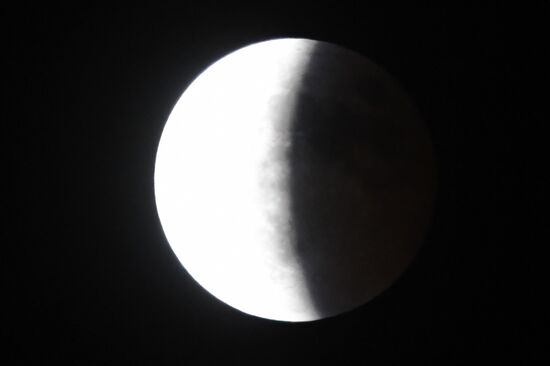 Russia Total Lunar Eclipse