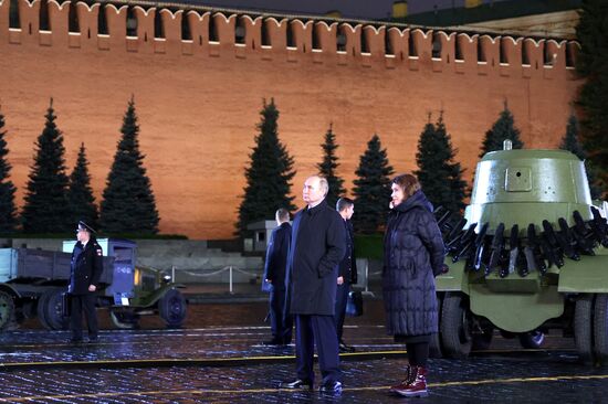 Russia Putin WWII Moscow Battle Exhibition