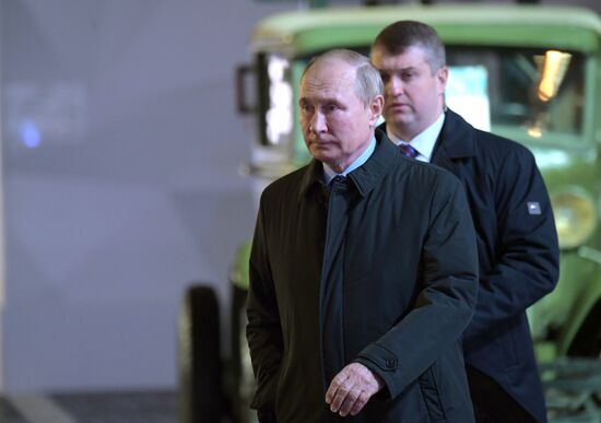 Russia Putin WWII Moscow Battle Exhibition