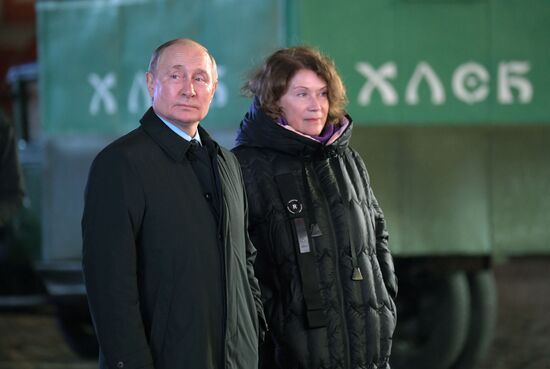 Russia Putin WWII Moscow Battle Exhibition