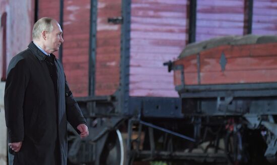 Russia Putin WWII Moscow Battle Exhibition