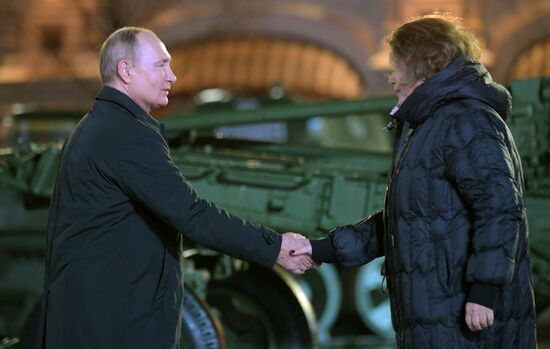 Russia Putin WWII Moscow Battle Exhibition