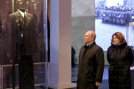 Russia Putin WWII Moscow Battle Exhibition