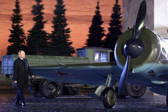 Russia Putin WWII Moscow Battle Exhibition