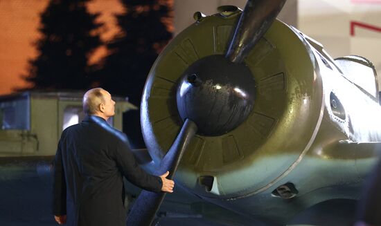 Russia Putin WWII Moscow Battle Exhibition