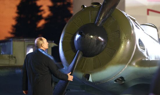 Russia Putin WWII Moscow Battle Exhibition
