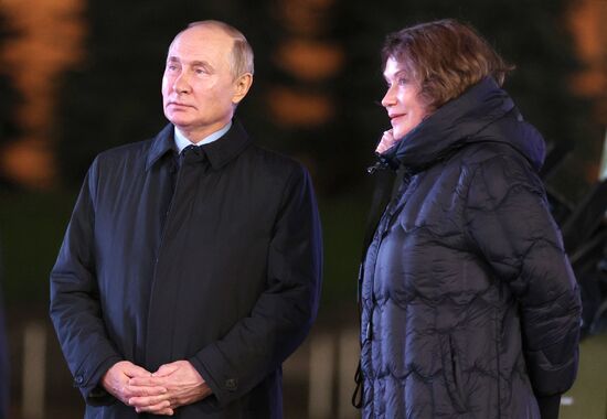 Russia Putin WWII Moscow Battle Exhibition