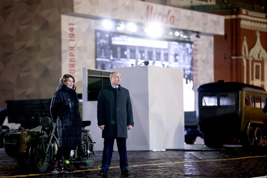 Russia Putin WWII Moscow Battle Exhibition