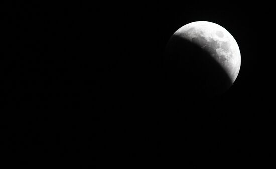 Russia Total Lunar Eclipse