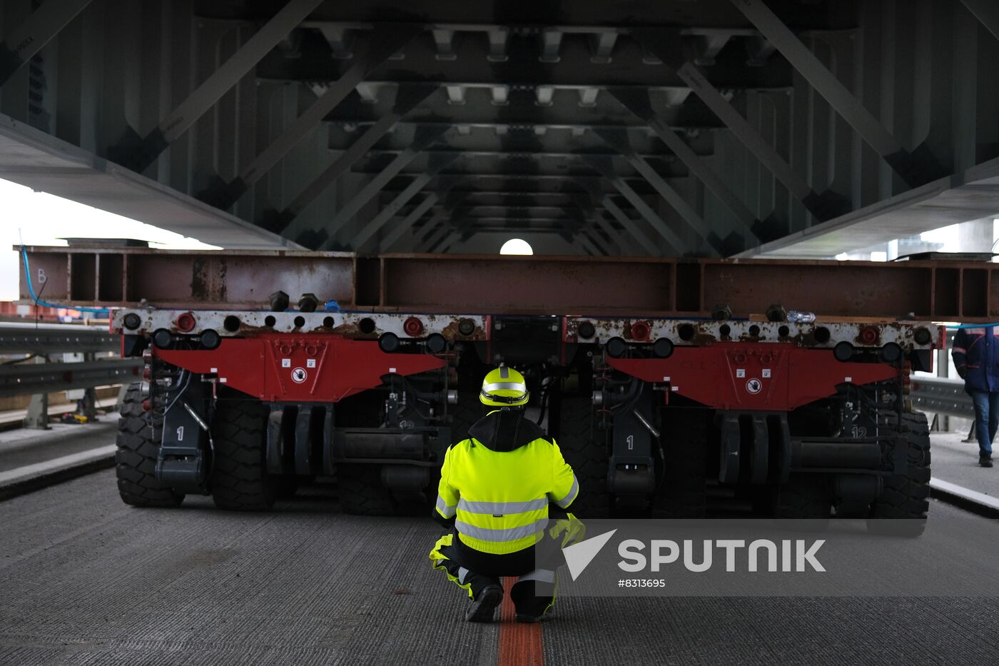 Russia Crimean Bridge Accident Restoration