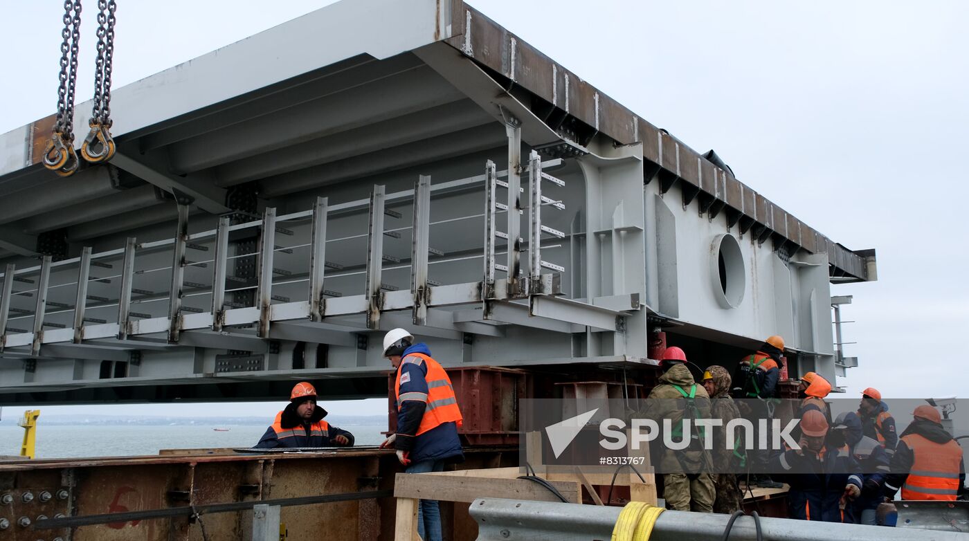 Russia Crimean Bridge Accident Restoration