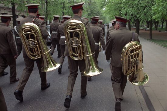 Victory Day parade in Vilnius