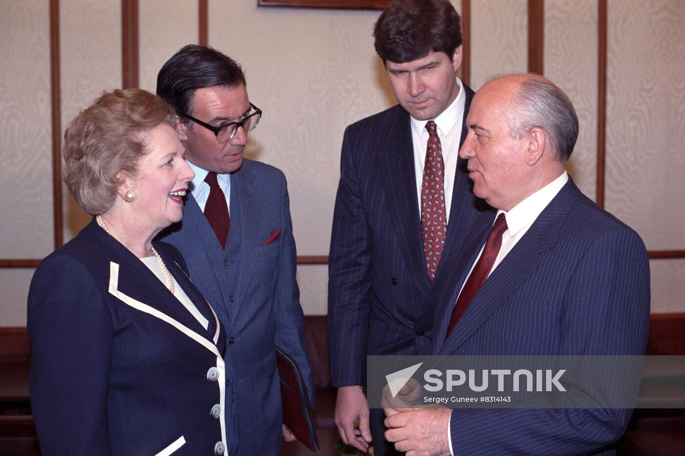 UK Prime Minister Margaret Thatcher visits Soviet Union