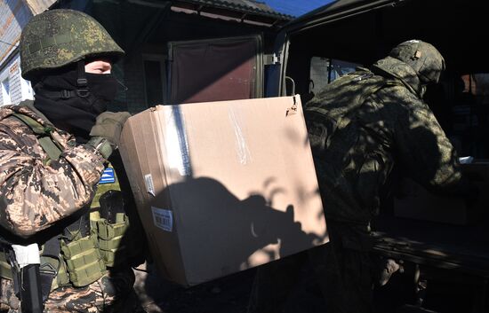 Russia Ukraine Military Operation Humanitarian Aid