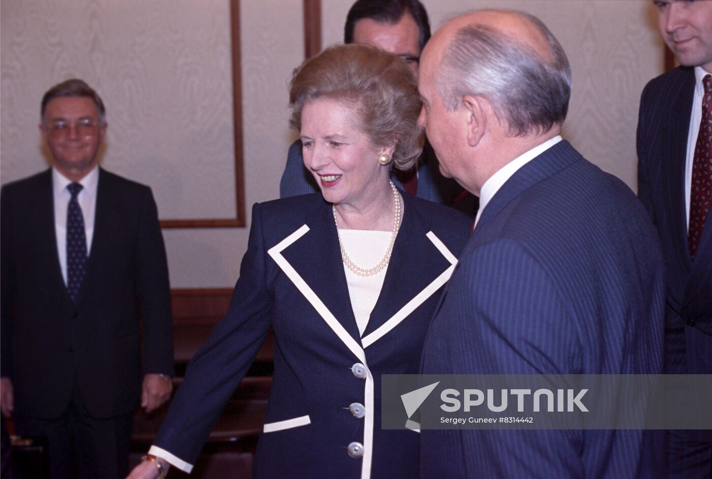 UK Prime Minister Margaret Thatcher visits Soviet Union