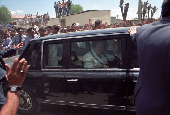 UK Prime Minister Margaret Thatcher visits Soviet Union