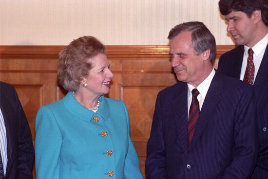 UK Prime Minister Margaret Thatcher visits Soviet Union