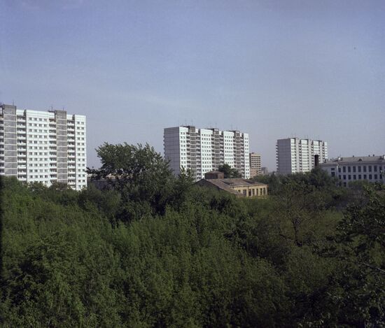 New buildings in north-west of Moscow