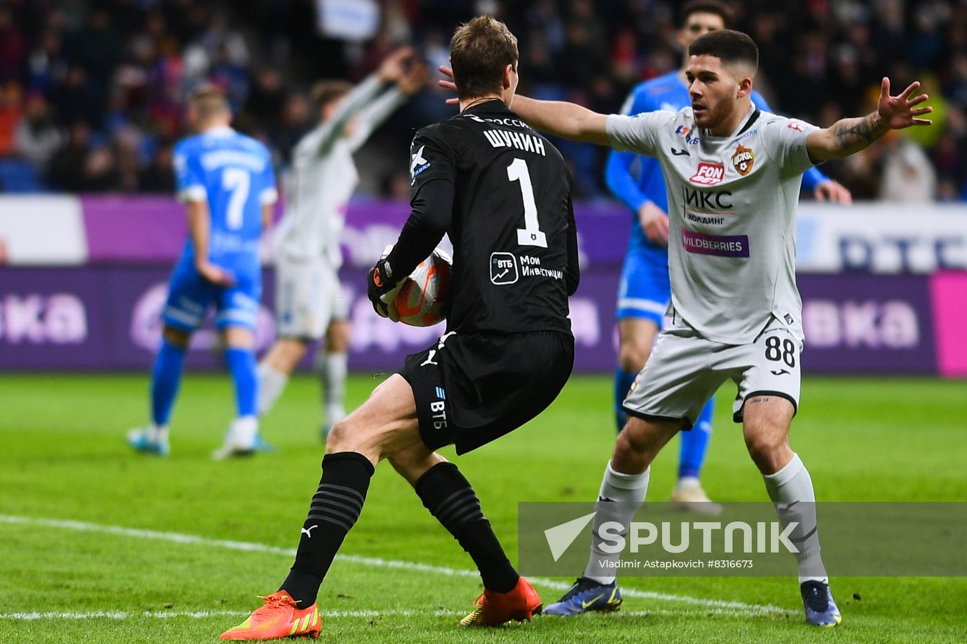 Russia Soccer Premier-League Dynamo - CSKA