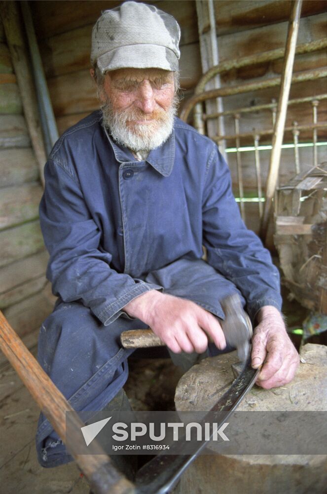 Villager Vasily Filippov