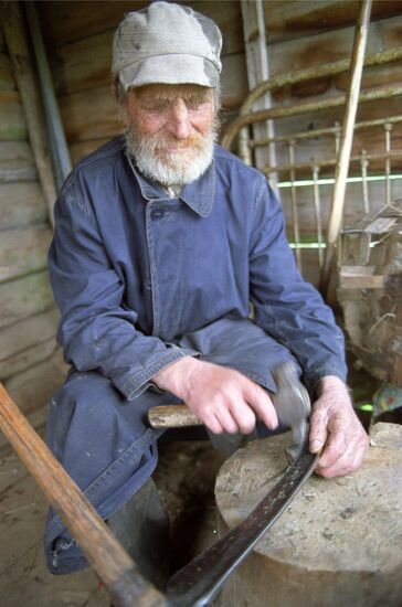 Villager Vasily Filippov