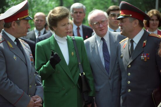 Princess Anne visits USSR