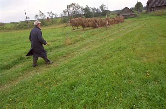 Villager Vasily Filippov