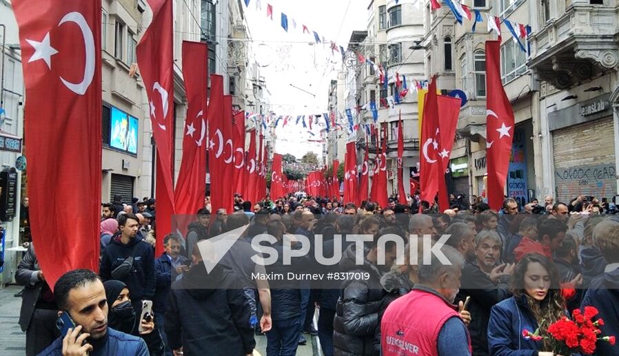 Turkey Terrorist Attack Flowers