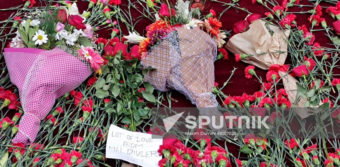 Turkey Terrorist Attack Flowers