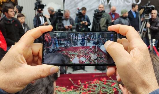 Turkey Terrorist Attack Flowers