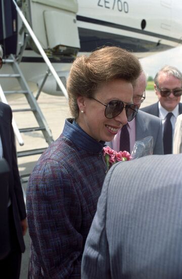 Princess Anne visits USSR