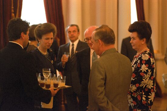 Princess Anne visits USSR