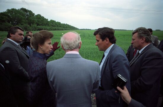 Princess Anne visits USSR