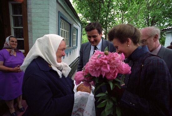 Princess Anne visits USSR