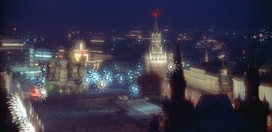 Celebrating Victory Day in Moscow