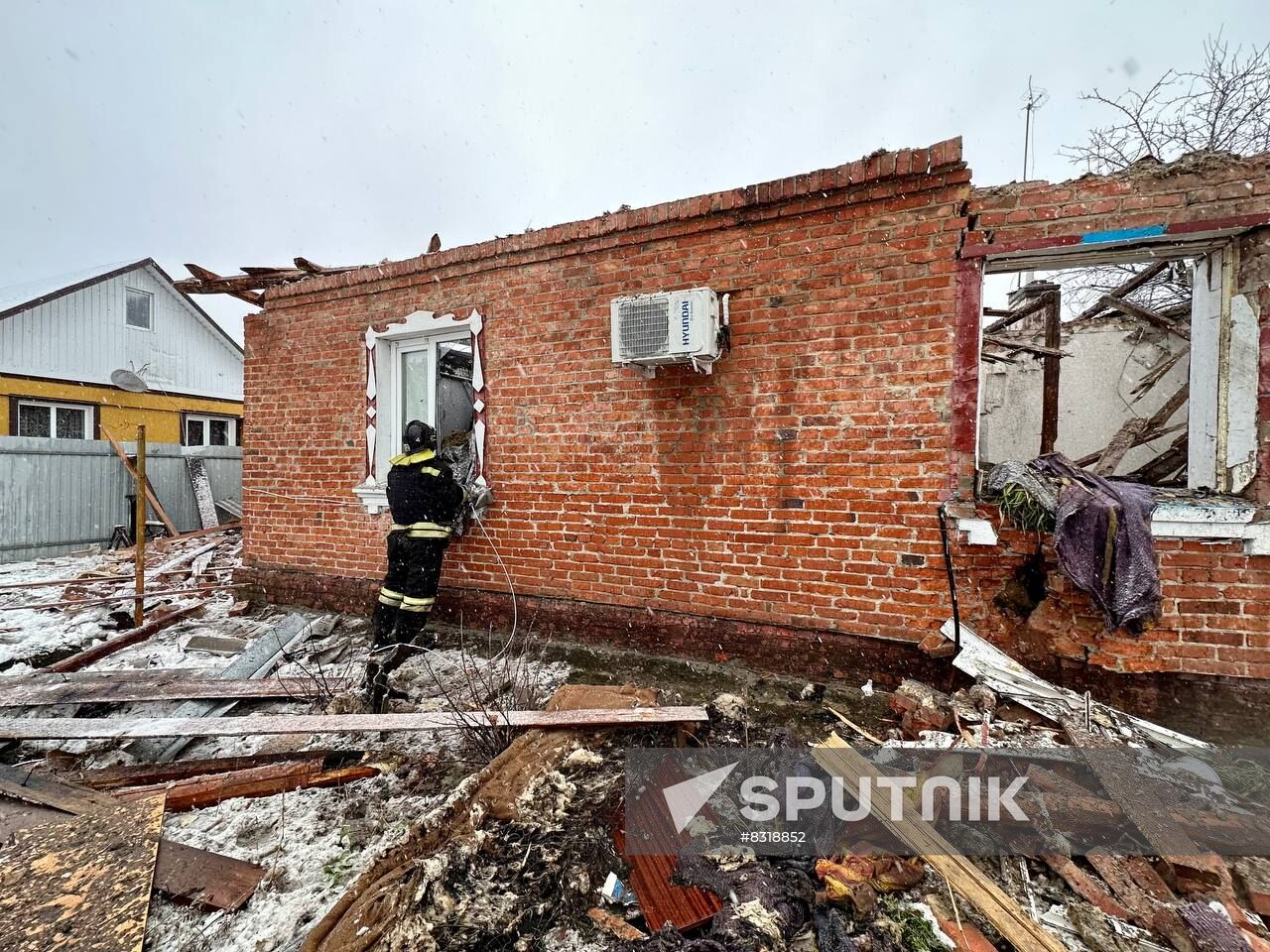 Russia Ukraine Military Operation Shelling