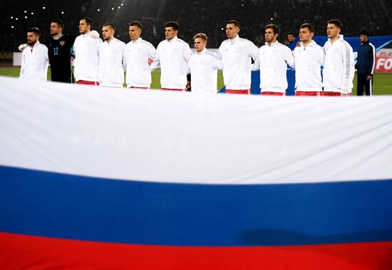 Tajikistan Soccer Friendly Tajikistan - Russia