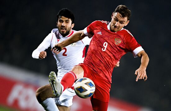 Tajikistan Soccer Friendly Tajikistan - Russia