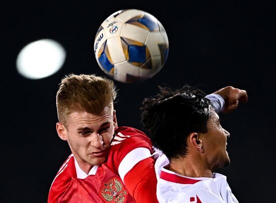 Tajikistan Soccer Friendly Tajikistan - Russia