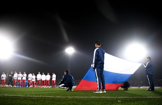 Tajikistan Soccer Friendly Tajikistan - Russia