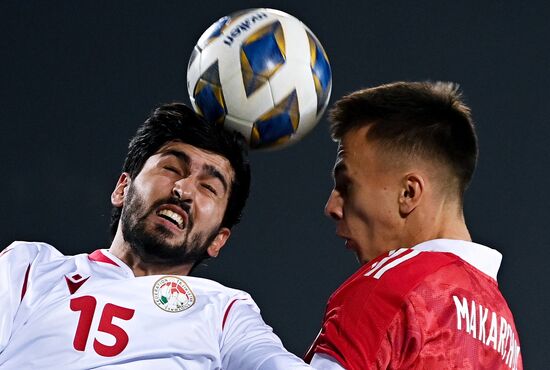 Tajikistan Soccer Friendly Tajikistan - Russia