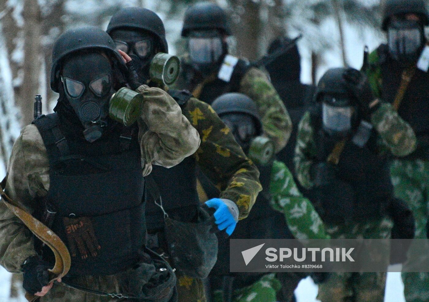 Belarus Riot Police Qualification Tests