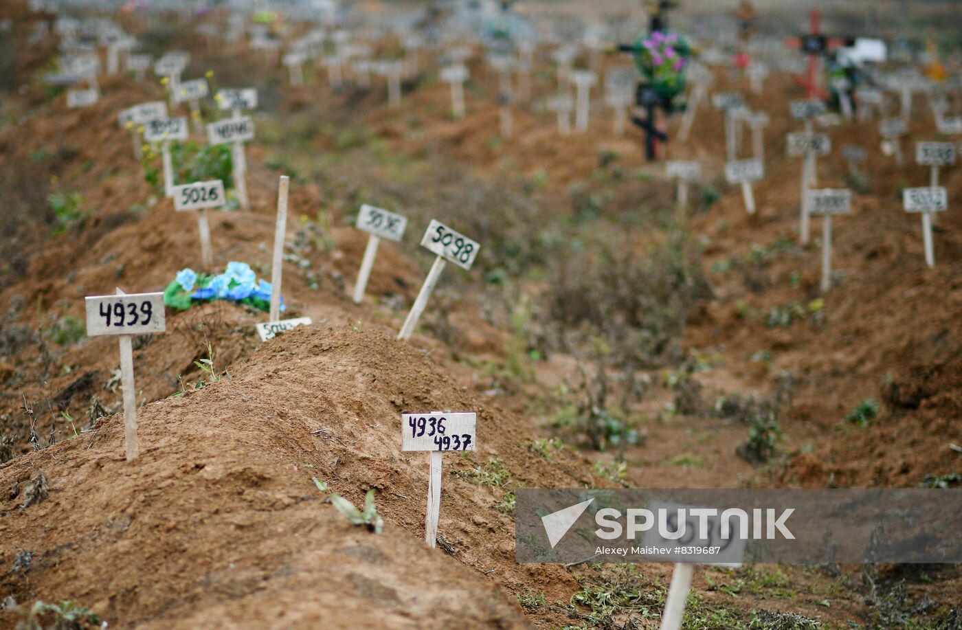 Russia Ukraine Military Operation Unmarked Graves