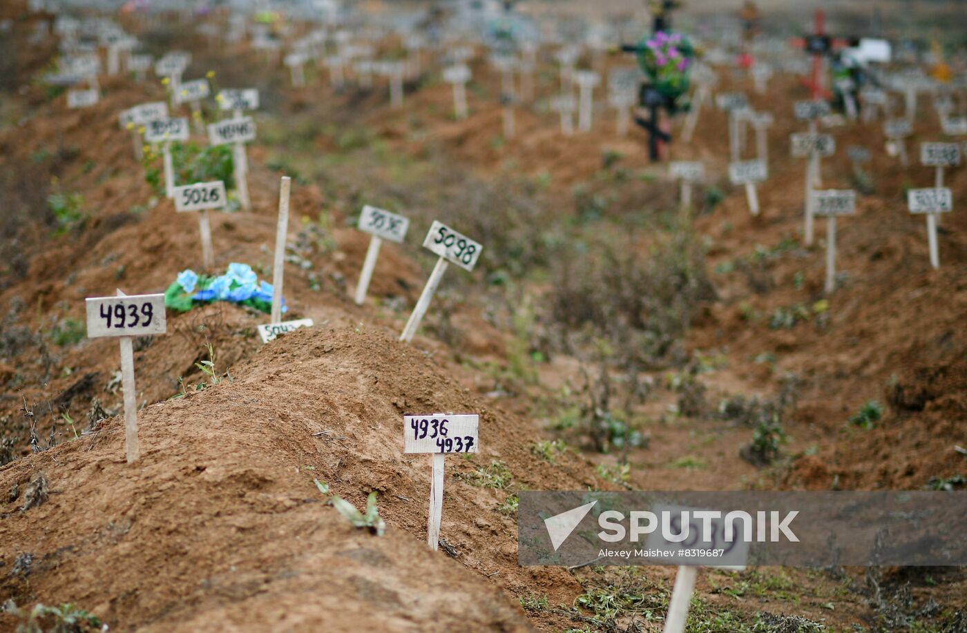 Russia Ukraine Military Operation Unmarked Graves