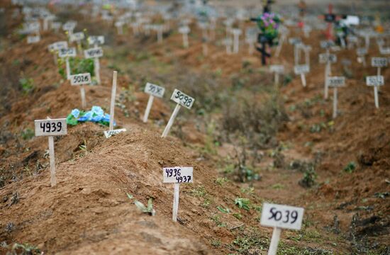 Russia Ukraine Military Operation Unmarked Graves